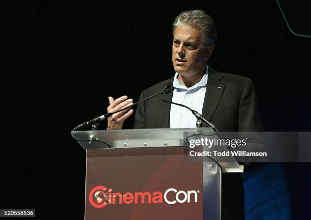 Doug Darrow, SVP, Cinema Business Group attends the CinemaCon 2016 Gala Opening Night Event: Paramount Pictures Highlights its 2016 Summer and Beyond...