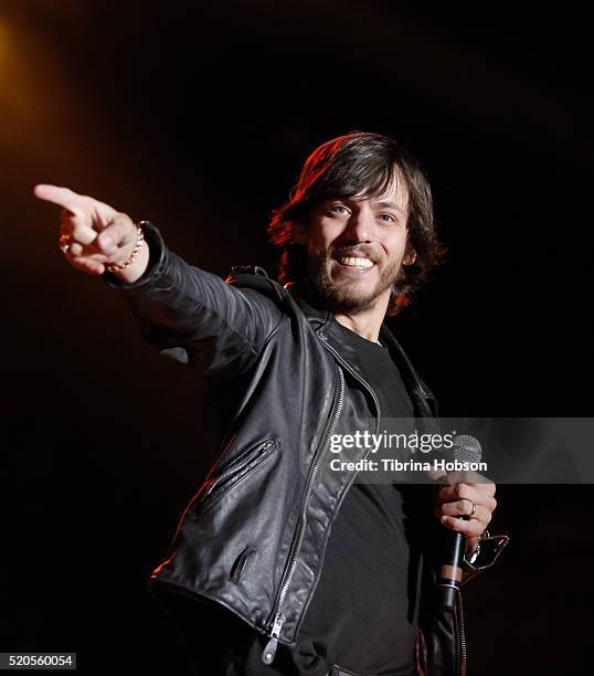 Chris Janson performs at Country Thunder Arizona 2016 at Country Thunder West on April 9, 2016 in Florence, Arizona.