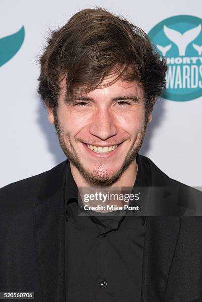 Brandon Calvillo attends the 8th Annual Shorty Awards at The New York Times Center on April 11, 2016 in New York City.