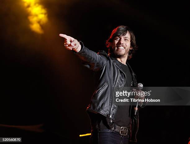Chris Janson performs at Country Thunder Arizona 2016 at Country Thunder West on April 9, 2016 in Florence, Arizona.