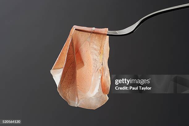 prosciutto slice - prosciutto stock pictures, royalty-free photos & images