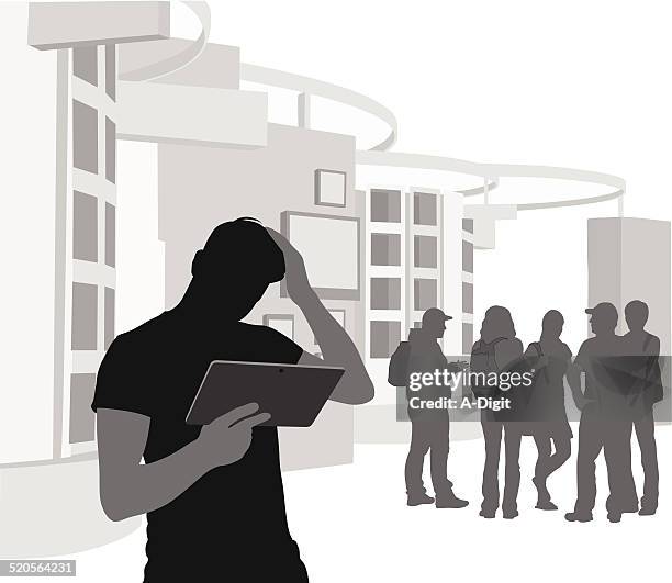 figureit - computer confused stock illustrations