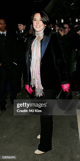 Singer Mel C arrives at the Celebrity Screnning for film "Meet The Fockers" at the Covent Garden Hotel on January 24, 2005 in London. The film is the...