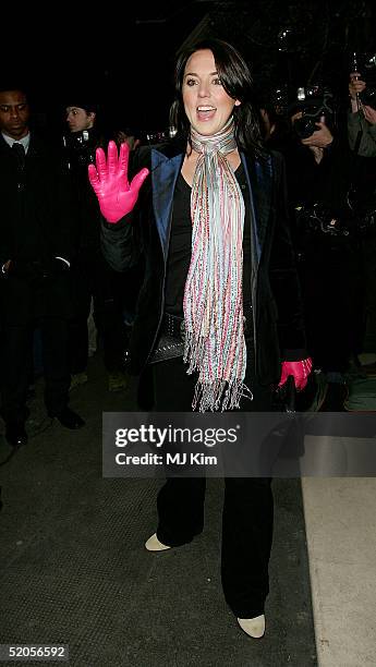 Singer Mel C arrives at the Celebrity Screnning for film "Meet The Fockers" at the Covent Garden Hotel on January 24, 2005 in London. The film is the...