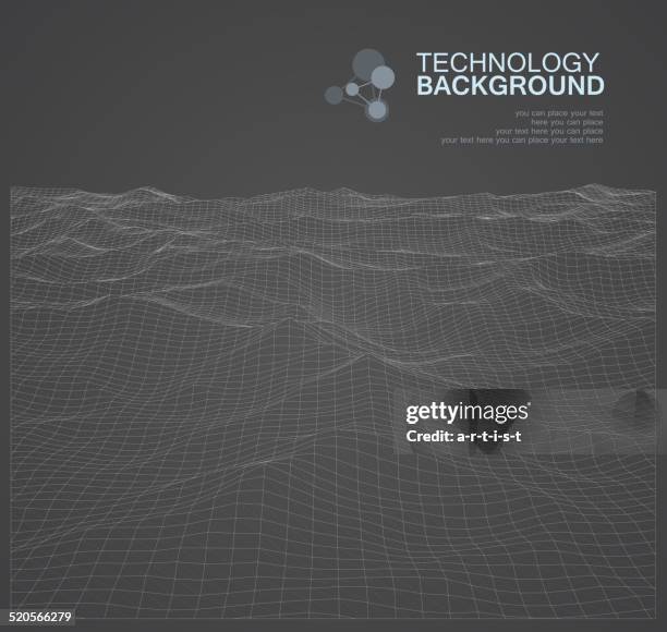 technology background - horizon stock illustrations