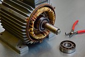 Old electric motor needs maintenance