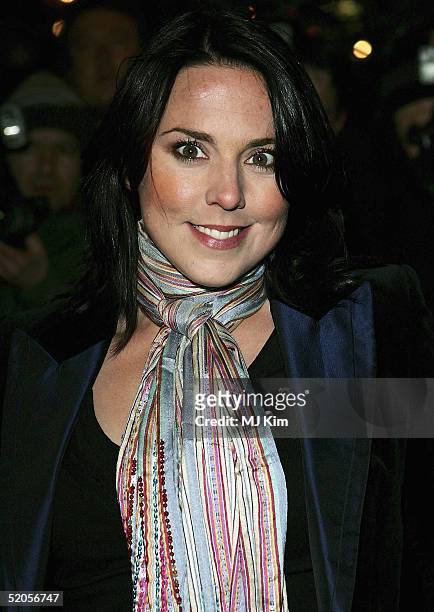 Singer Mel C arrives at the Celebrity Screening for film "Meet The Fockers" at the Covent Garden Hotel on January 24, 2005 in London. The film is the...