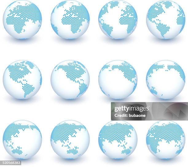 globe royalty free vector interface icon set world map - spinning globe stock illustrations
