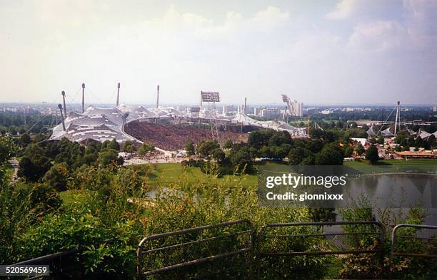 olympic park in munich, germany - bayern munich soccer stock pictures, royalty-free photos & images