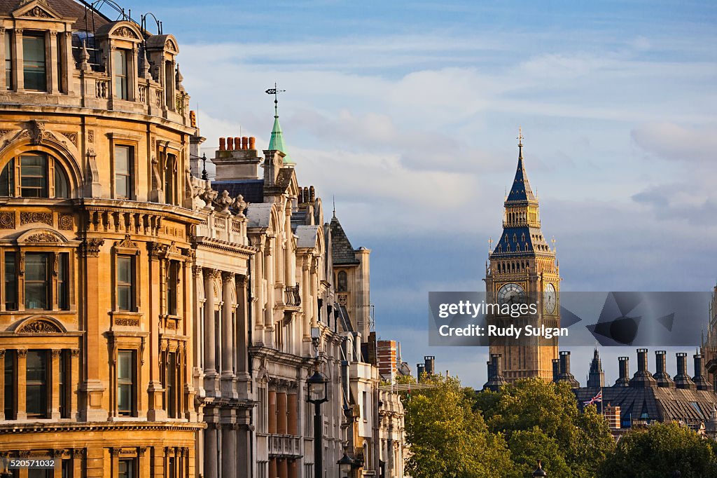 Big Ben seen from Whitehall