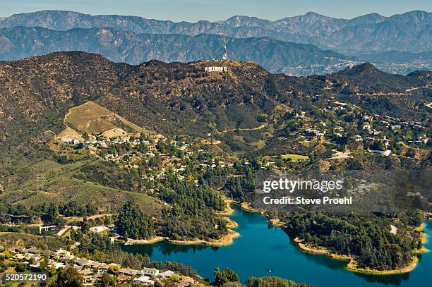 hollywood sign - hollywood sign stock pictures, royalty-free photos & images