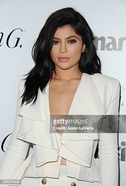Kylie Jenner attends the Marie Claire Fresh Faces party at Sunset Tower Hotel on April 11, 2016 in West Hollywood, California.