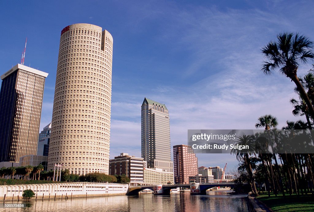 Tampa Skyline and Hillsborough River