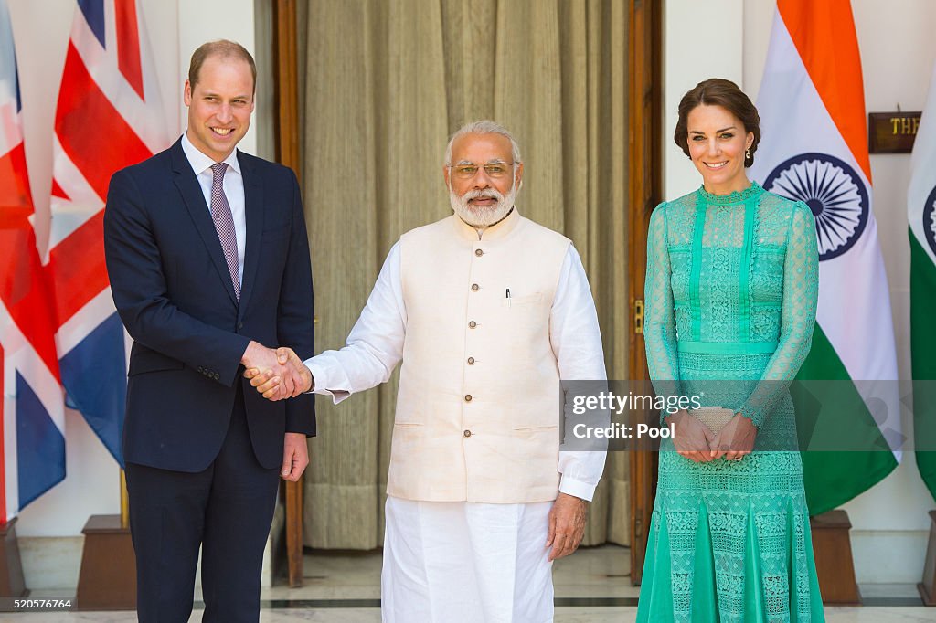 The Duke And Duchess Of Cambridge Visit India And Bhutan - Day 3