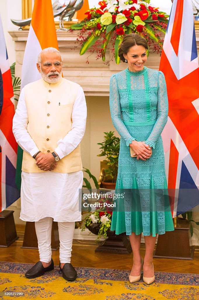 The Duke And Duchess Of Cambridge Visit India And Bhutan - Day 3