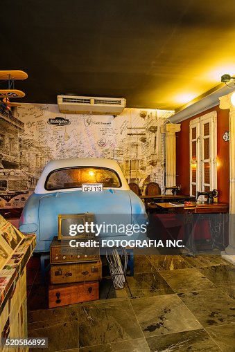Cafe Interior In Havana High-Res Stock Photo - Getty Images
