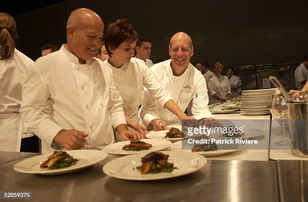 March 2004 - Chef from the Bathers Pavilion restaurant SERGE DANSEREAU @ The Best of The Best 2004 charity fundraiser for the Mission Australia...