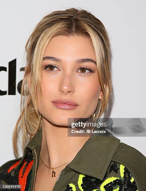 Hailey Baldwin attends the 'Fresh Faces' party, hosted by Marie Claire, celebrating the May issue cover stars on April 11, 2016 in Los Angeles,...