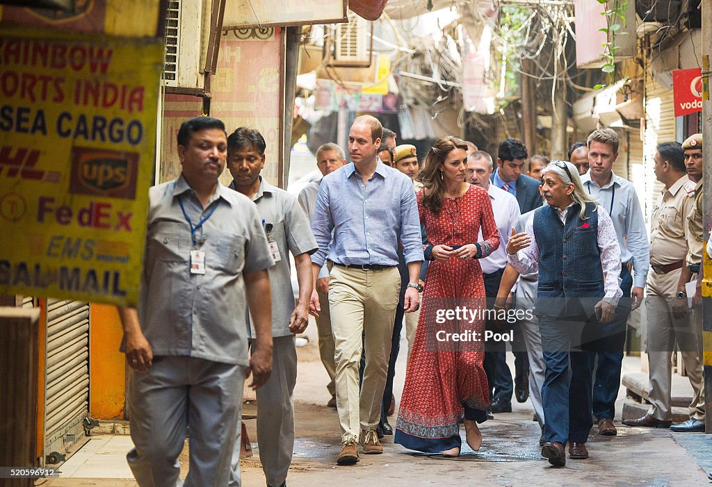 The Duke and Duchess Of Cambridge Visit India and Bhutan - Day 3