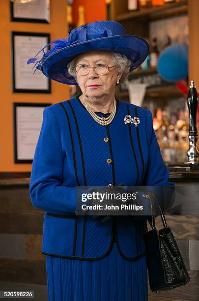 Celebrity doppelganger 'Her Majesty The Queen' lookalike spotted at a Hungry Horse pub to launch the search for Britain's best lookalikes. The four...