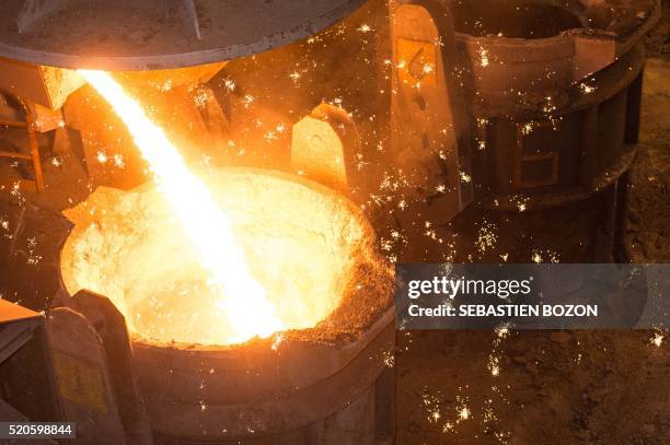Crucible Process 1,716 The Cast Iron Casting Stock Photos, High-Res Pictures, and Images ...