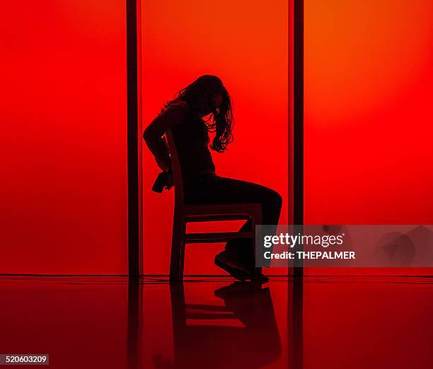 tie up woman - prisoner stock pictures, royalty-free photos & images