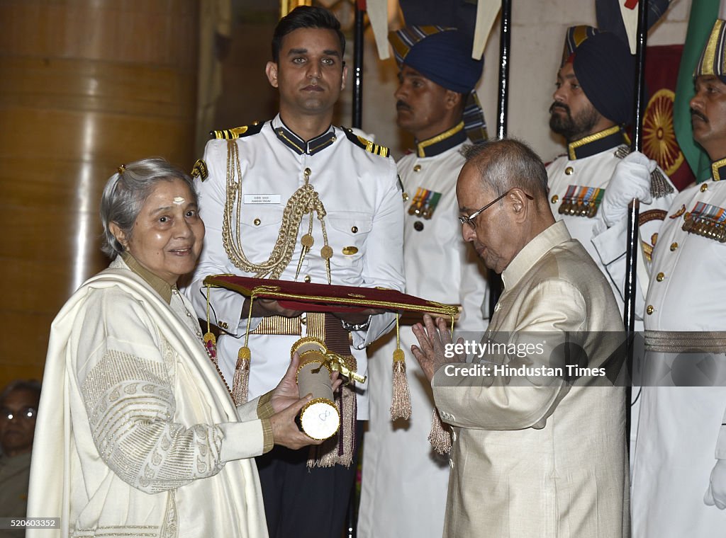 President Pranab Mukherjee Presents Padma Awards