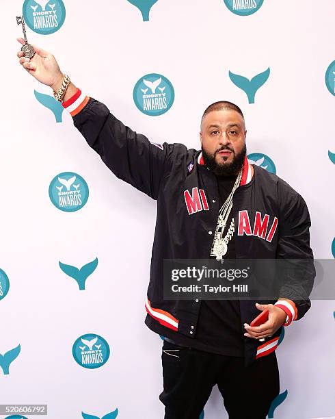Khaled attends the 2016 Shorty Awards at The New York Times Center on April 11, 2016 in New York City.
