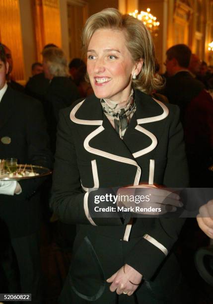 Princess Astrid of the Belgium Royal Family attends a reception at the Royal Palace on January 25, 2005 in Brussels, Belgium. The event sees some of...