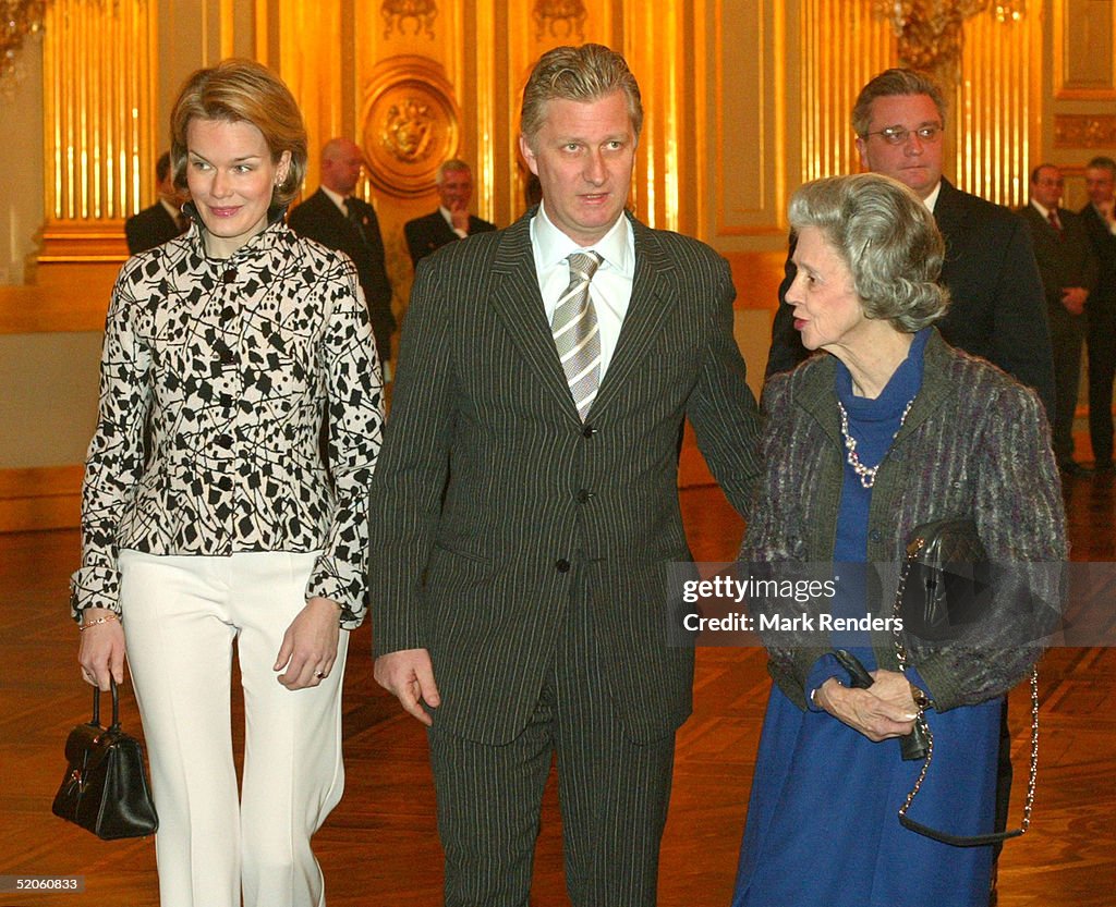 Belgian Royal Family Receive Dignitaries