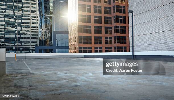 inner city parking lot - office building australia stock-fotos und bilder