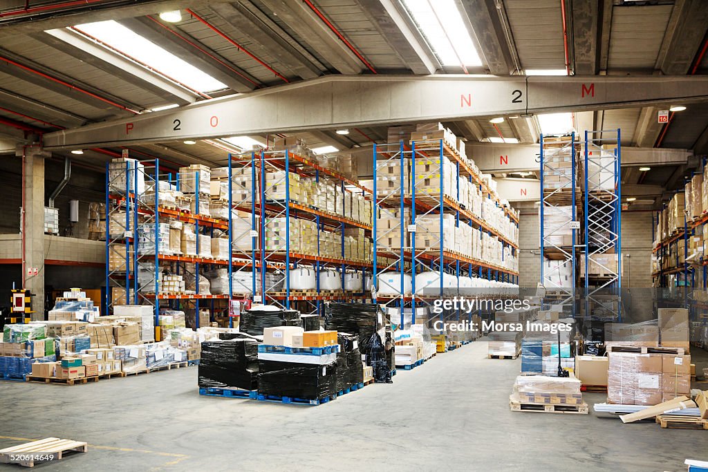 Distribution Store Interior Of Distribution Warehouse High-Res Stock Photo - Getty Images