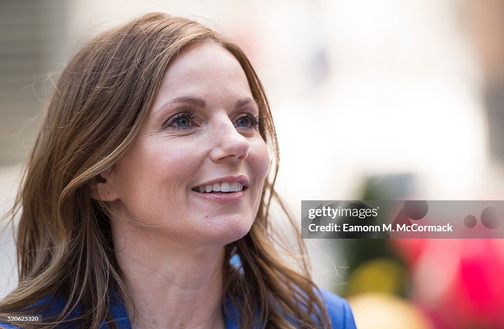 Geri Horner Visits Prince's Trust Mobile Tour