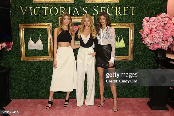 Victoria's Secret Angels Martha Hunt, Elsa Hosk and Taylor Hill host global media live stream to reveal Bralette Collection & launch multi-city tour...