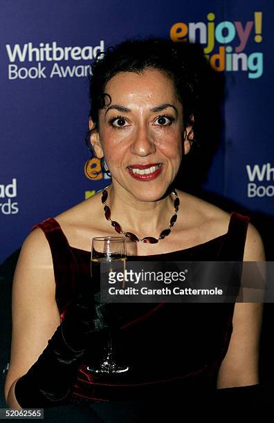 The 2004 Whitbread Book Of The Year winner Andrea Levy poses for photographs at the The Brewery on January 25, 2005 in London. The annual awards has...