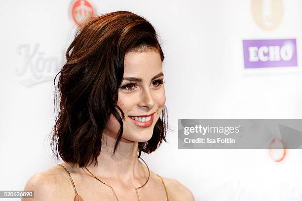 Lena Meyer-Landrut attends the Echo Award 2016 on April 07, 2016 in Berlin, Germany.