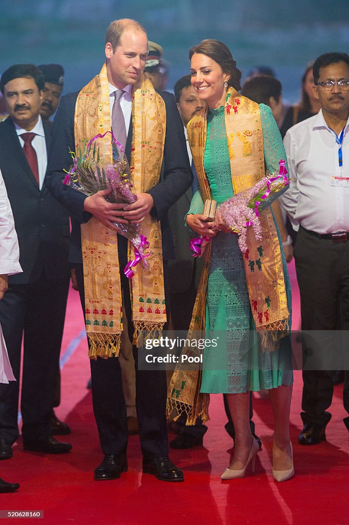 The Duke & Duchess Of Cambridge Visit India & Bhutan - Day 3