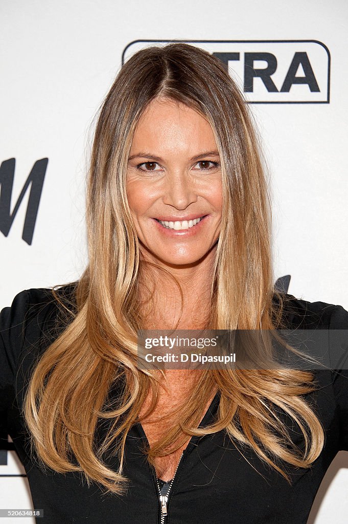 Elle Macpherson Visits "Extra"