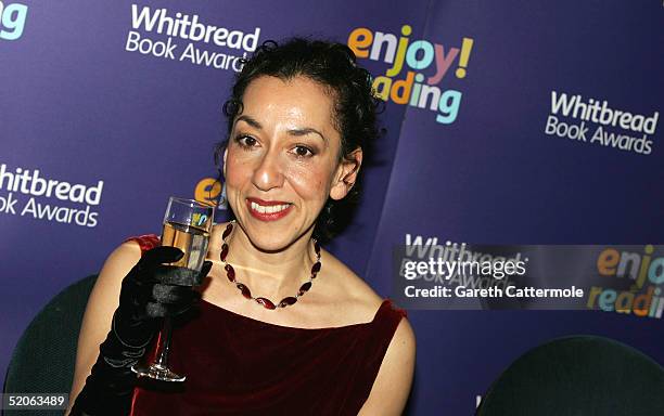 The 2004 Whitbread Book Of The Year winner Andrea Levy poses for photographs at the The Brewery on January 25, 2005 in London. The annual awards has...