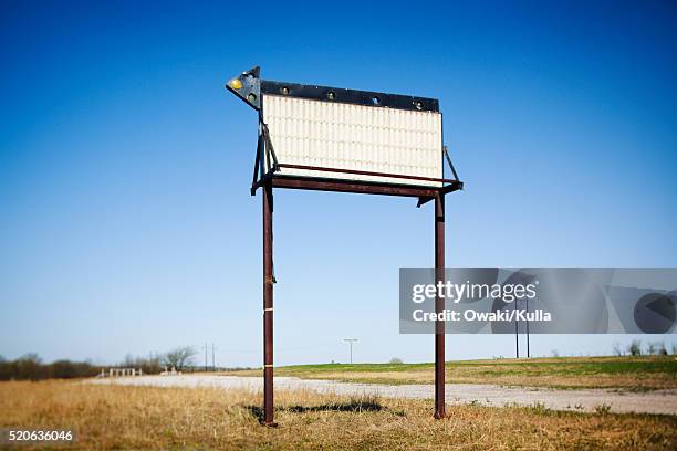 blank billboard - us blank billboard stockfoto's en -beelden