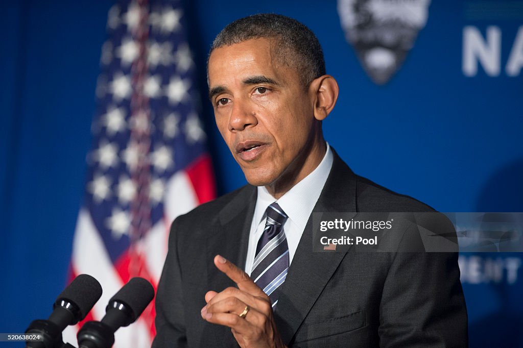 President Obama Speaks at the Belmont-Paul Women's Equality National Monument