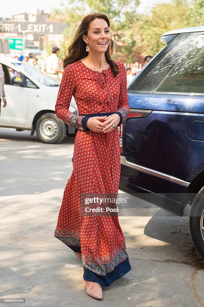 The Duke and Duchess Of Cambridge Visit India and Bhutan - Day 3