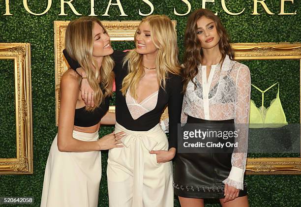 Victoria's Secret Angels Taylor Hill, Elsa Hosk and Martha Hunt host global media live stream to reveal Bralette Collection & launch multi-city tour...