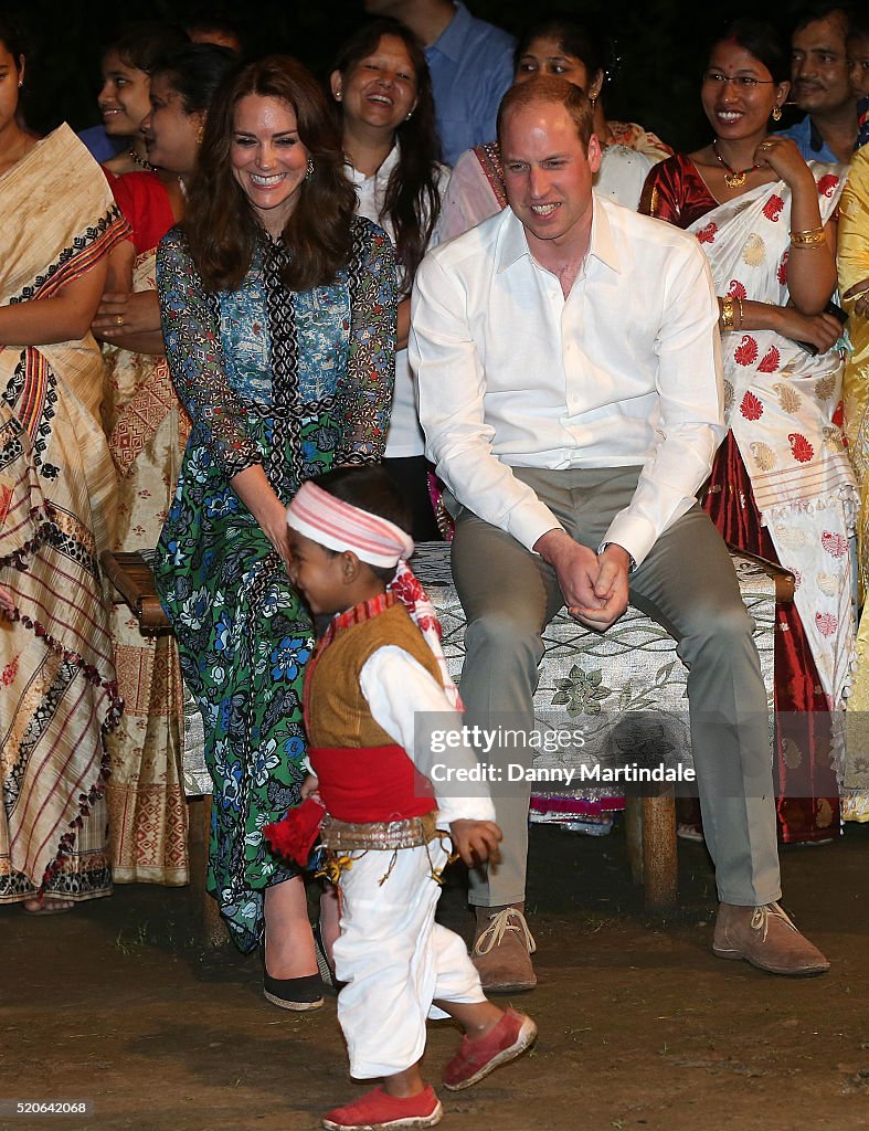 The Duke and Duchess Of Cambridge Visit India and Bhutan - Day 3