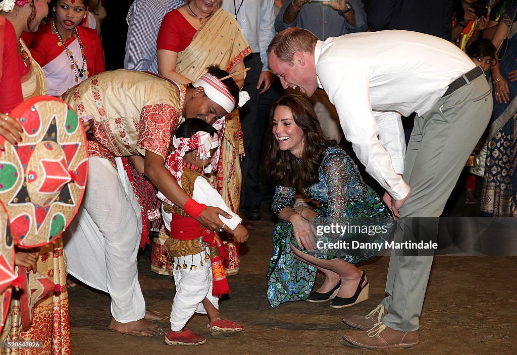 The Duke and Duchess Of Cambridge Visit India and Bhutan - Day 3
