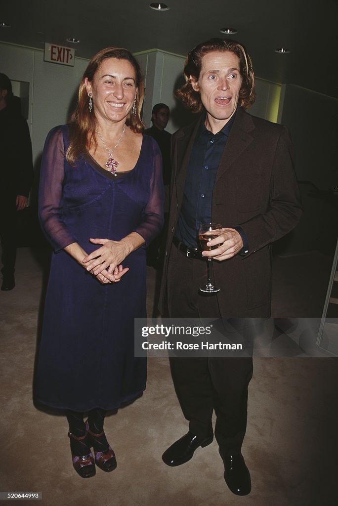 Miuccia Prada And Willem Dafoe