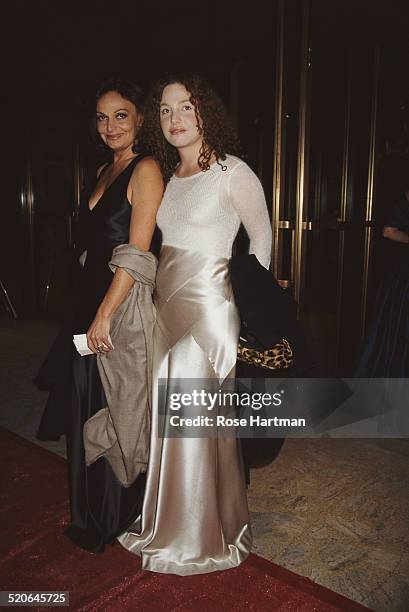 Belgian born American fashion designer Diane von Furstenberg with her daughter Tatiana at the 14th Annual CFDA Awards at the Lincoln Center, New York...