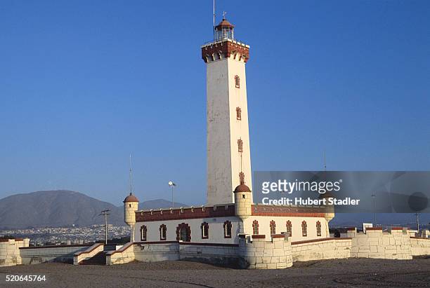lighthouse at la serena - la serena bildbanksfoton och bilder