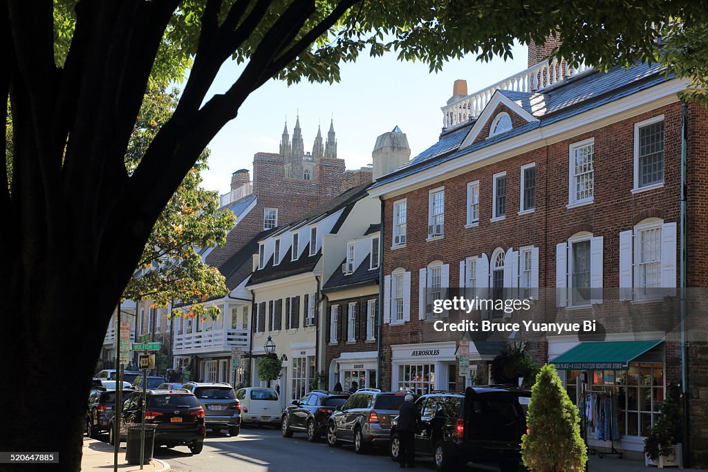 Palmer Square at town of Princeton