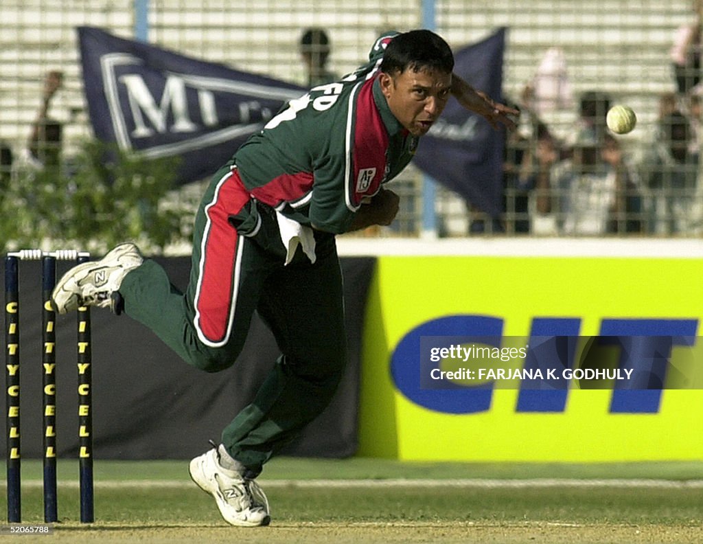 Bangladeshi cricketer Khaled Mahmud deli